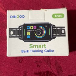 DINJOO Smart Bark Collar - Rechargeable Anti Barking Training Collar with 8 Adjustable Sensitivity, Beep & Shock (Dark Black) for Large, Medium & Smal