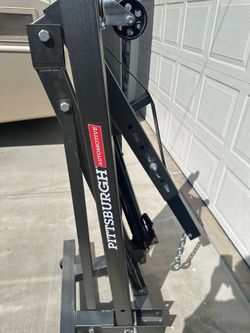 Pittsburgh Automotive 1-Ton Foldable Engine Hoist / Shop Crane