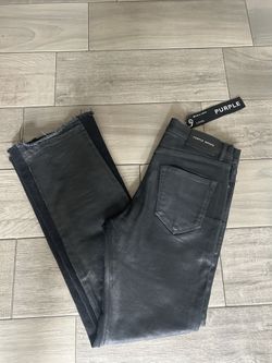 Flared Purple Jeans