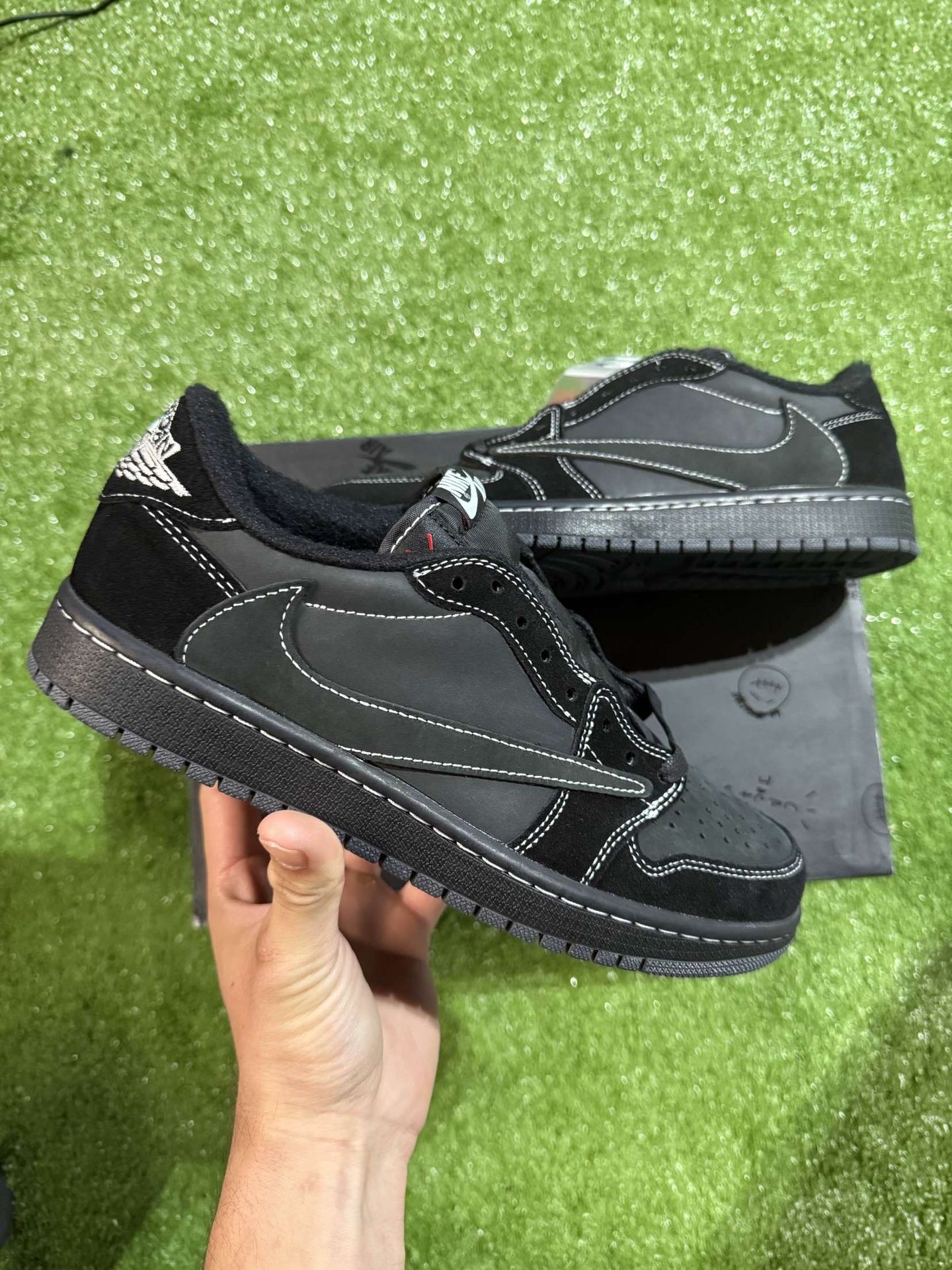 Jordan 1 Travis Scott Black Phantom