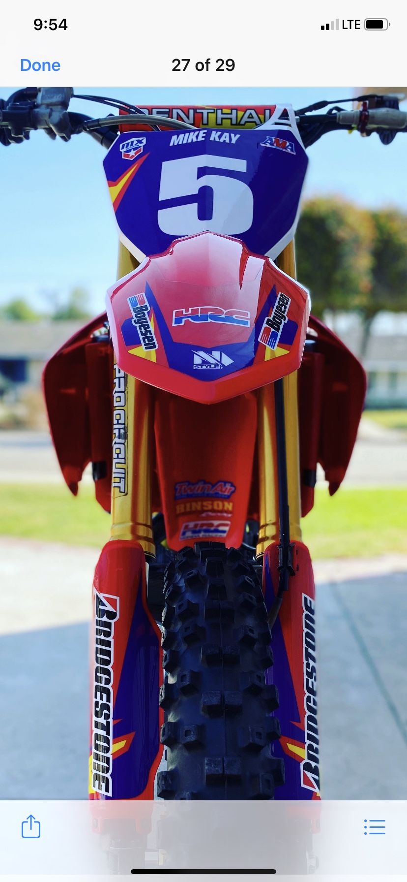 2002 Honda Pro Circuit CRF450R