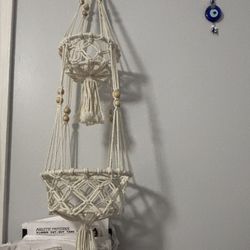 Hanging Flower Pot Holder X2