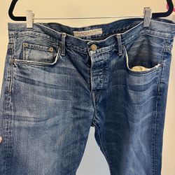 Mens Designer Burberry Denim jeans 36x32