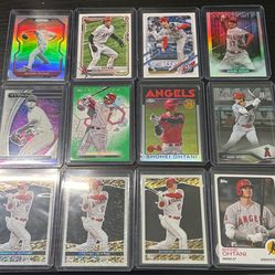 🔥 SHOHEI OHTANI 12-CARD LOT 🔥 INSERTS • PARALLELS • MVP 🔥
