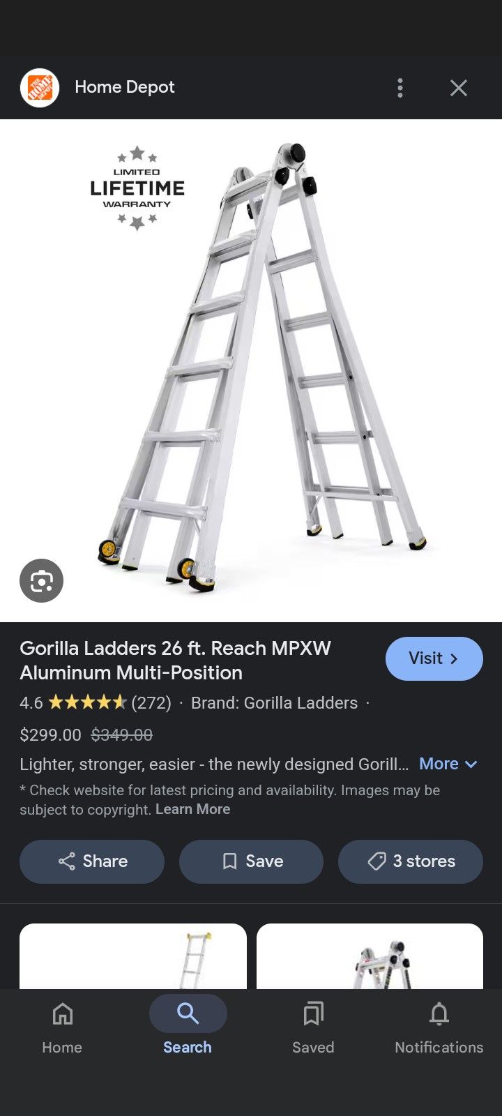 Multi Ladder An Standing Platform