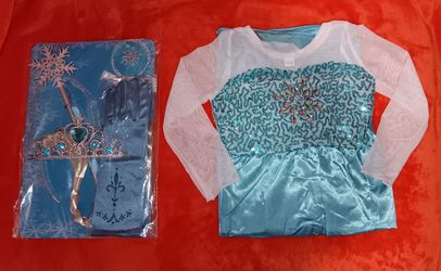 New 3T 4T Princess Elsa Halloween Costume