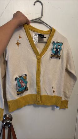 Jack And Sally Night Mare Before Christmas Cardigan