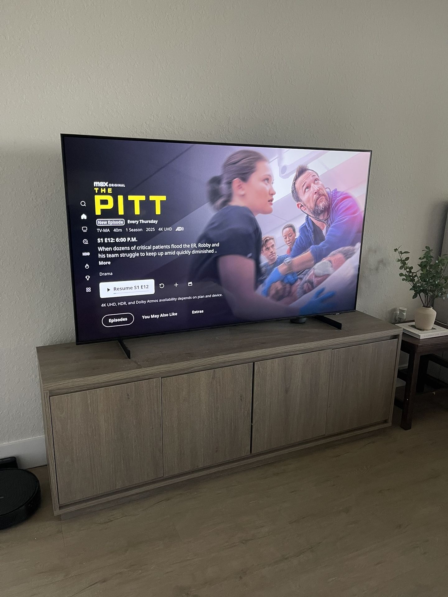 Light Wood TV Stand