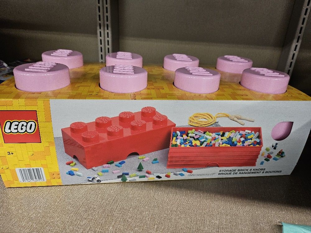 new lego storage brick 8 pin 