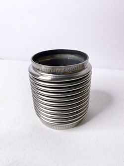 Universal 3" ID 304 STAINLESS EXHAUST FLEX BELLOWS 4" LONG For 3" Pipe,ULTRA STRONG