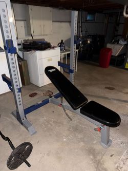Olympic Bench and Dip Station