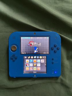 2ds black and blue cib