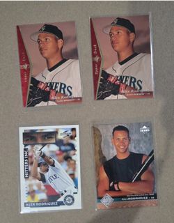 Upper Deck Alex Rodriguez MLB Card Lot Hitters Inc Mariners 4 Cards 1996