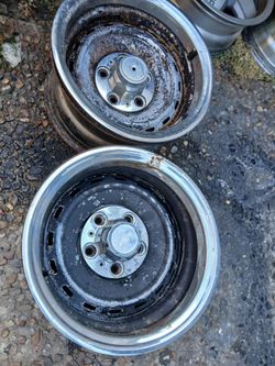 Chevy Rally Wheels and beauty rings