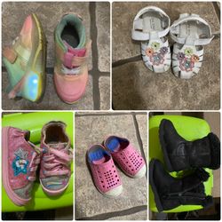 Girl 7-8 Shoes Light Up Snow Summer 