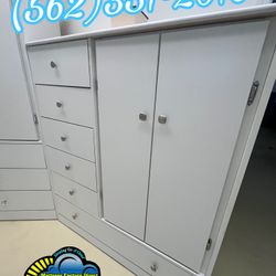 White Closet Pacoima Wardrobe Dresser New Ropero Bonito Cajonera 