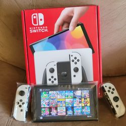 NINTENDO SWITCH OLED MOD (NEW) WITH GAMES
