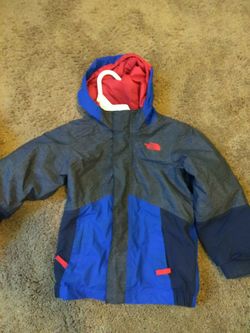 Toddler northface coat with fleece