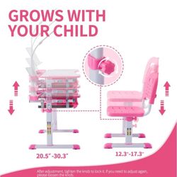 Kids Girls Study Desk