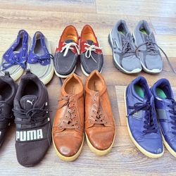 6 Pair Of Mens Shoes Size 9