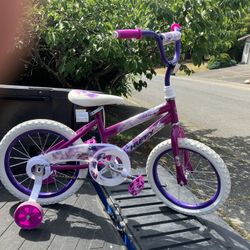 Child Kid Children Bike 16” Wheels With Training Wheels Bicycle Tricycle Trike in Good Condition
