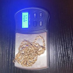 14K Gold Rope Chain 
