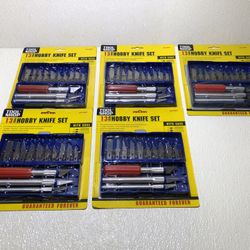 Exacto Hobby Knife Set / Quant. 5 - New!