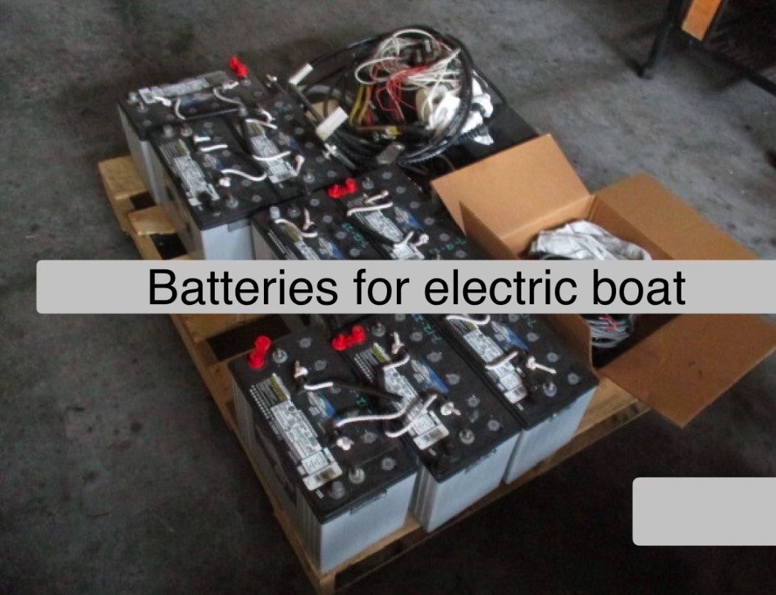 8- Batiereis  for electric boat