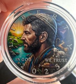 The Lord is my Shepard Real Kennedy 1/2 Dollar