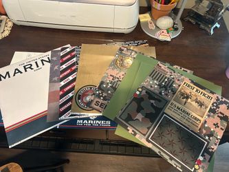 US Marine Corp, bootcamp party supplies and scrapbooking