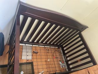 Wooden Crib w/ Mattress