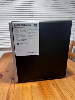 HP Ryzen 7 Desktop PC + Dual Monitors Setup (27” Curved Dell + HP Monitor)
