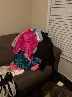 Great for back to school.  Good morning I have lots of teenage girl clothes and shoes for sale. The weather permitted me from having a yard sale on Sa