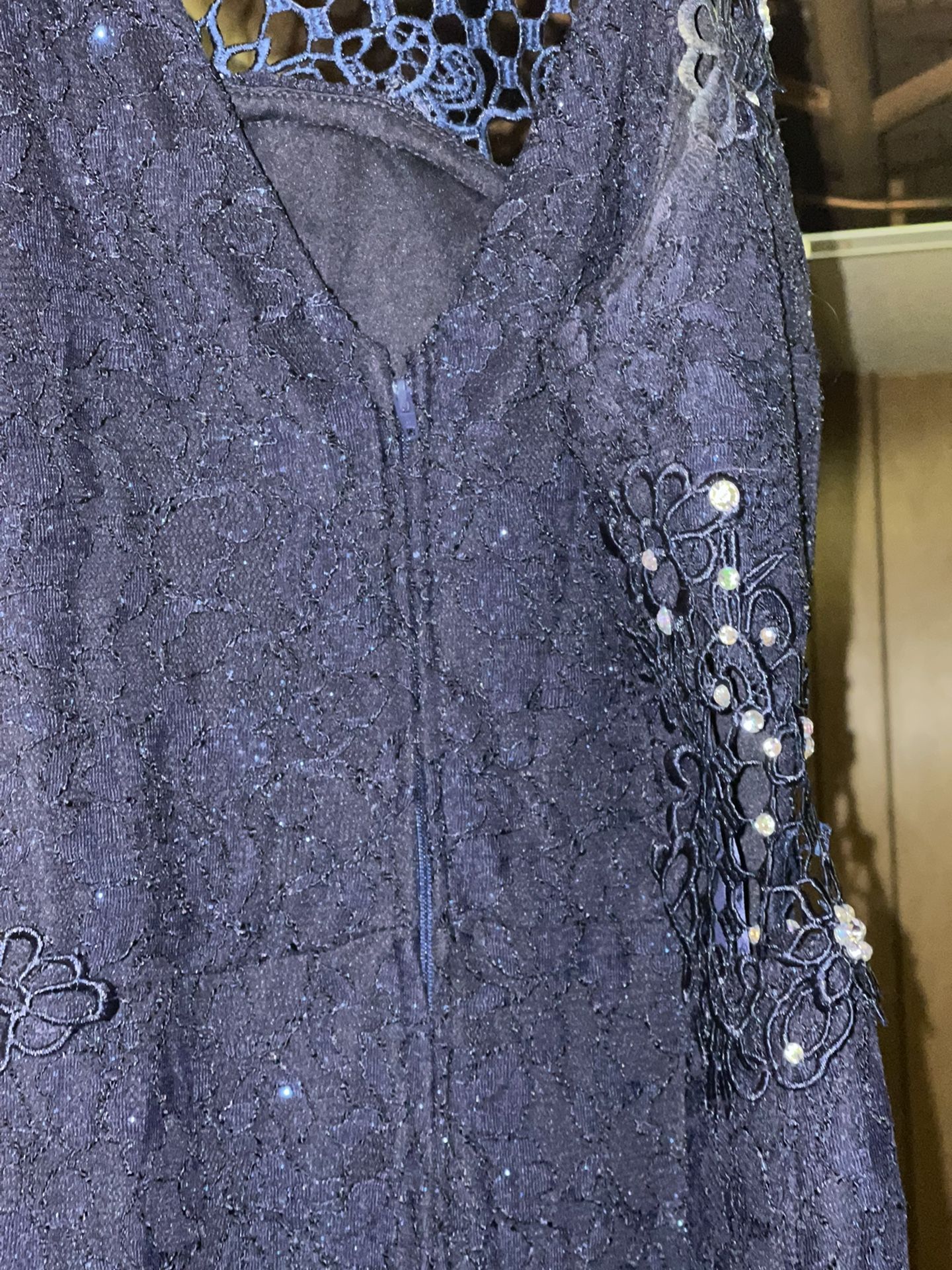 Navy Blue David’s Bridal Size 16 New With Tags