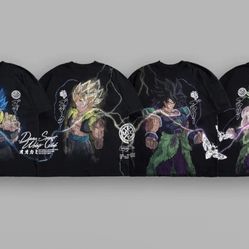 New Darc Sport X BROLY VS GOGETA [Med] “SIDE BY SIDE” OVERSIZED TEE BOX SET