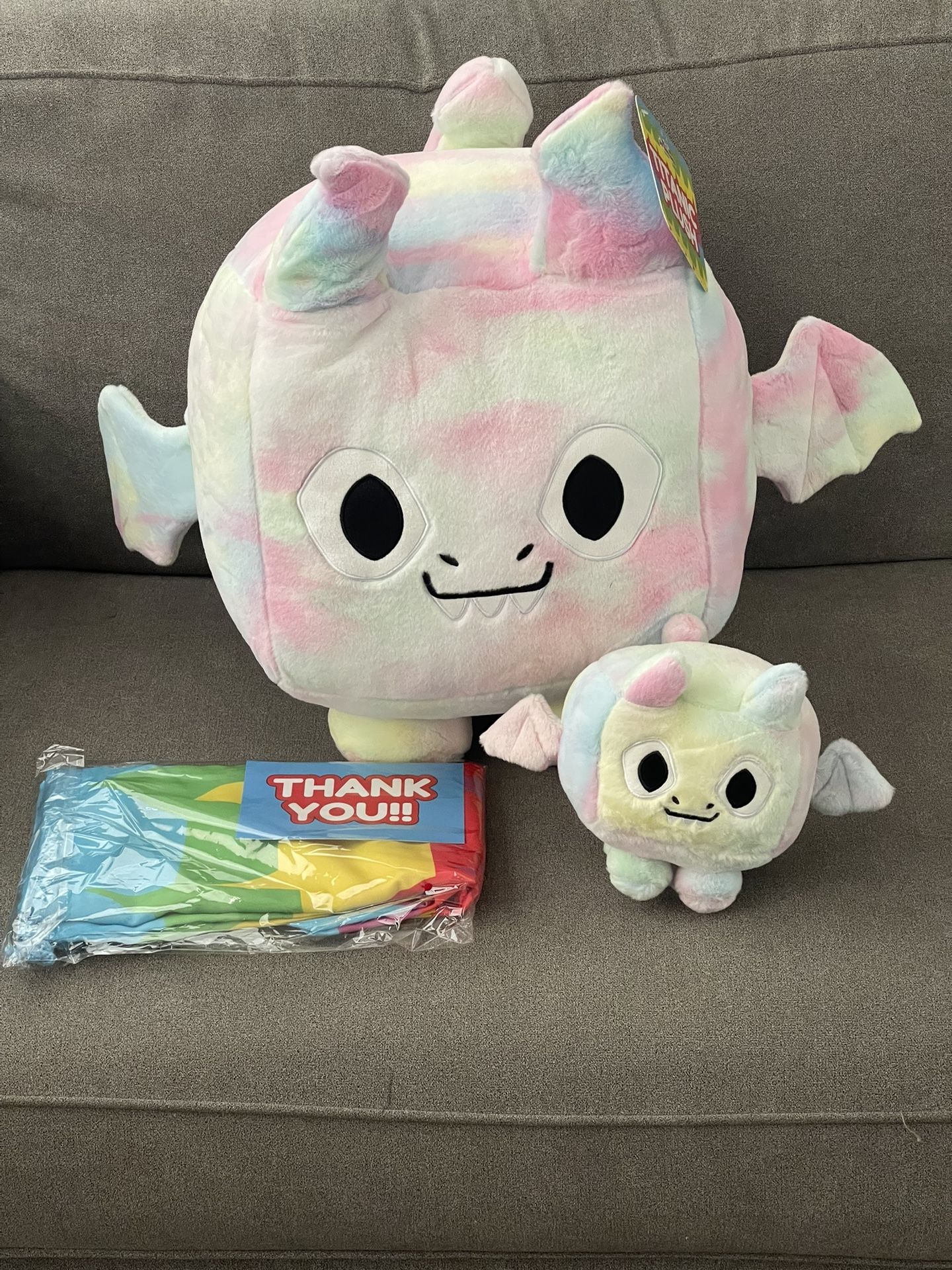 Titanic TieDye Dragon Plush Brand New With Tags