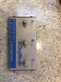 Digitech vintage guitar amp foot switch
