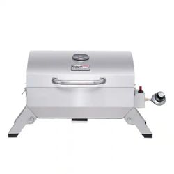 ROYAL GOURMET 1-Burner Portable Tabletop Propane Gas Grill in Stainless Steel