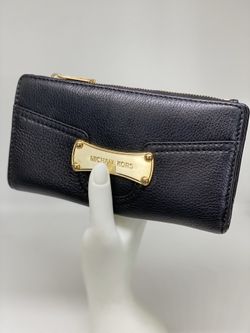 MICHAEL KORS BLACK LEATHER WALLET🔥LIKE NEW🔥