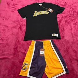 Los Angeles Lakers Short set