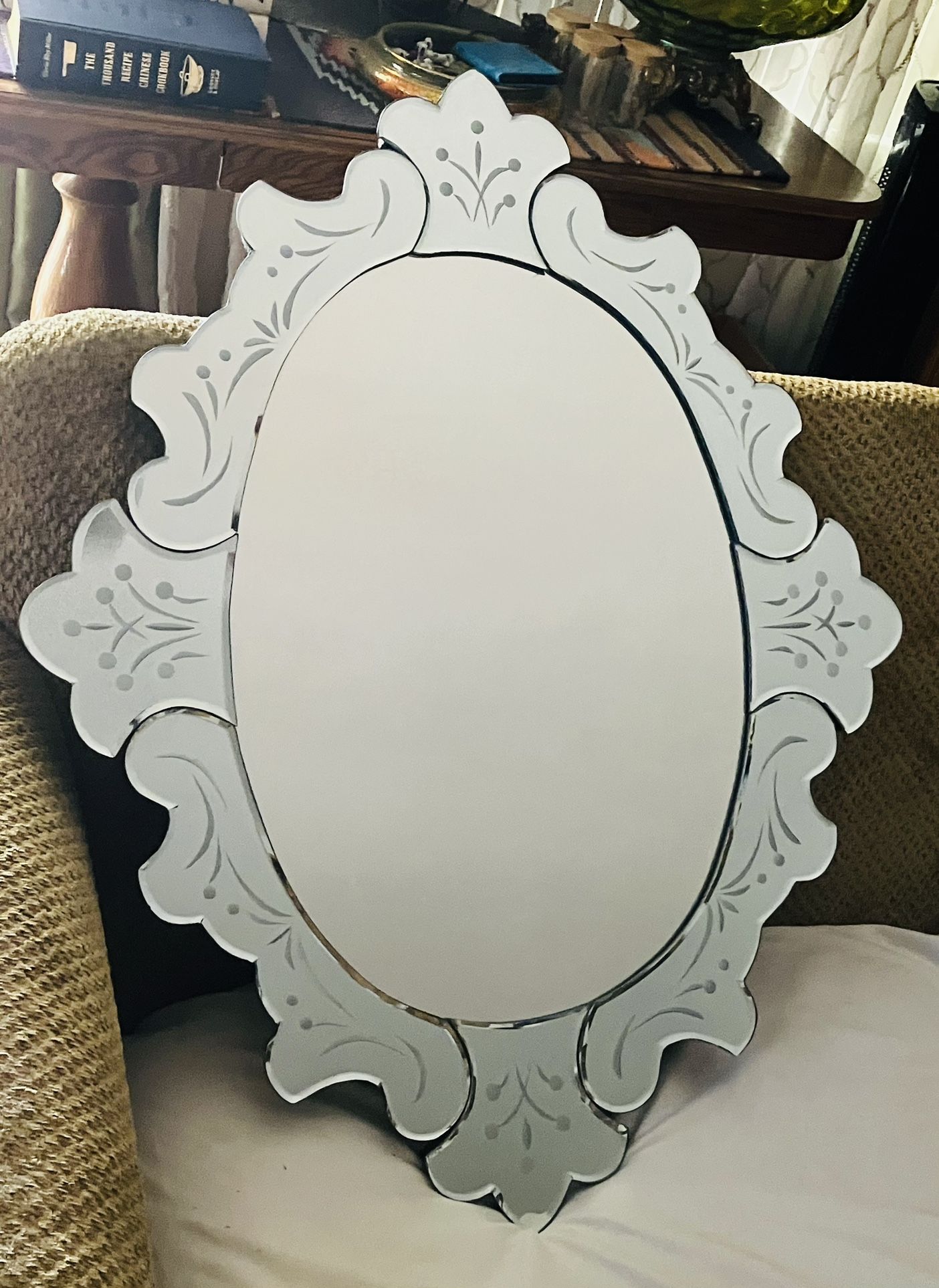 Ornate Venetian Style Mirror 30”X24”