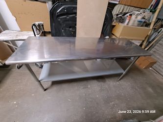 Restaurant Stainless Steel Prep Table