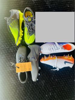 3 Pairs of Cleats Size 6