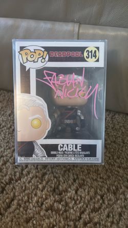 Autographed Funko POP! Deadpool: Cable 314 | Signed by Fabian Nicieza