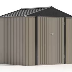 8’ X 6’ Metal Shed W/double Lockable Doors 