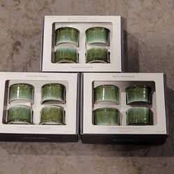 🔥 Williams Sonoma Cyprus Green Reactive Glaze Napkin Rings Set Of 12 Stoneware Table Decor

Overall Good Condition