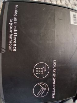 DayMoon Luxury Rain Shower System with Handheld Sprayer – Open Box
