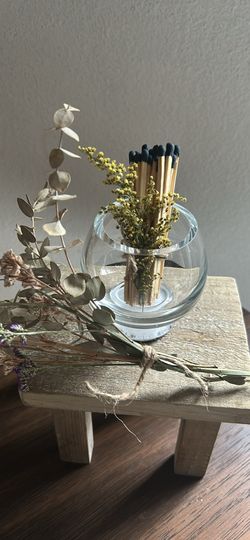 Vintage Glass Match Cloche 