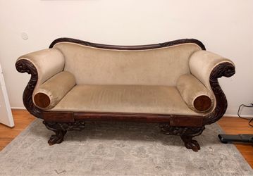 Antique Couch- Claw Foot