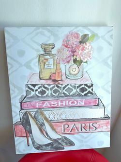 Fashion Paris Glam Canvas Wall Art